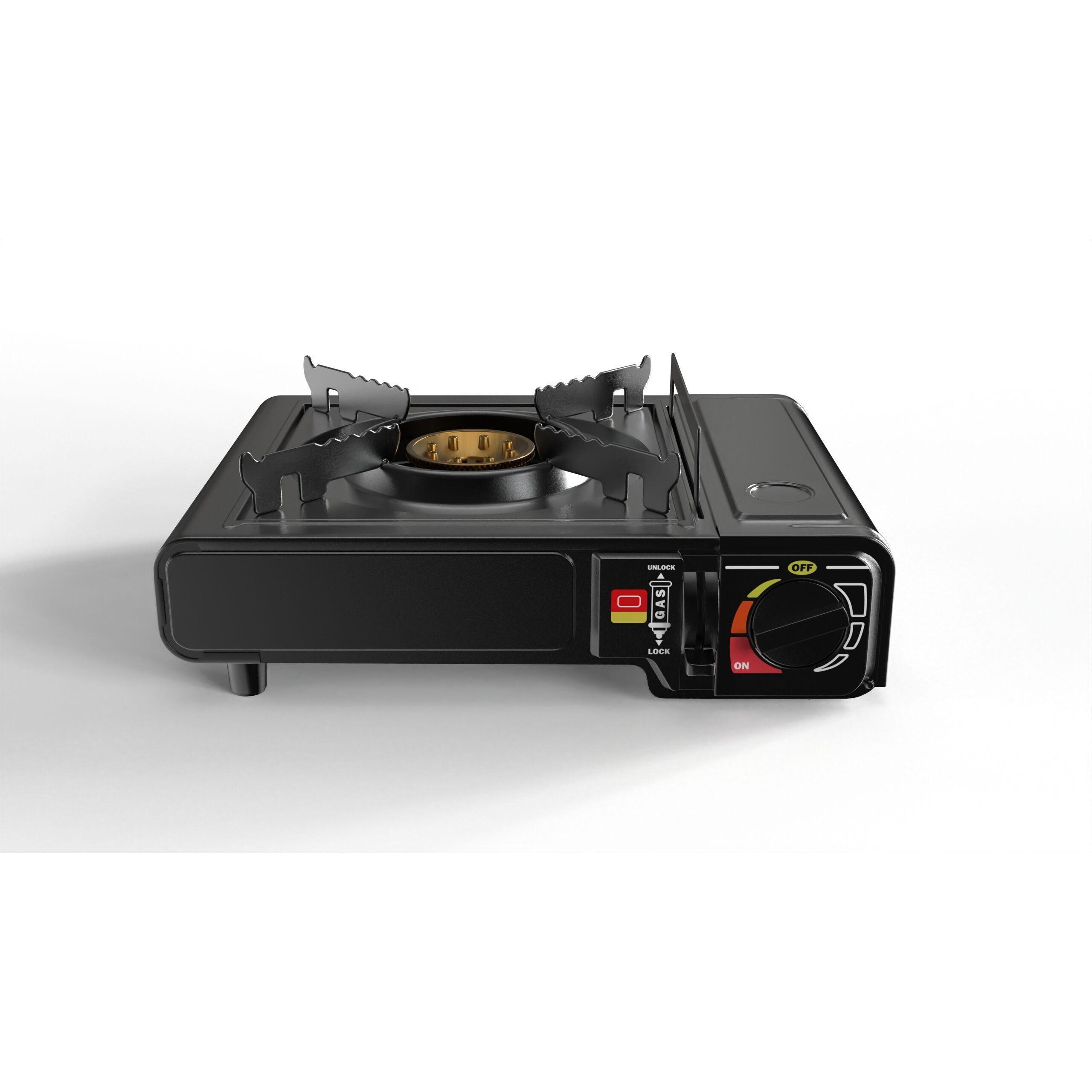 Portable Camping Stove - Low-Poly Game-Ready 3D Model - View 4