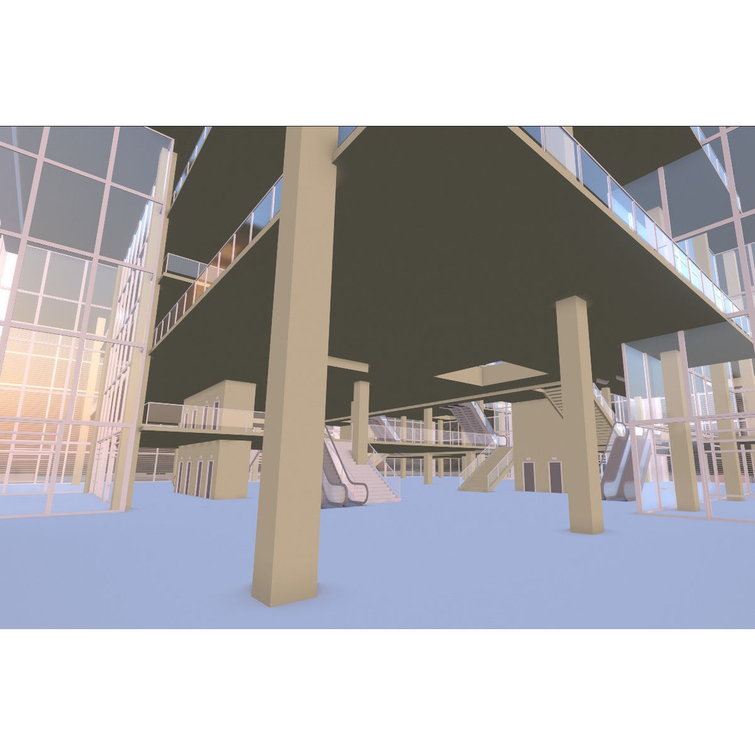 Skyscraper 10 3D Model – High Poly Architectural Asset, Blender, FBX - View 10