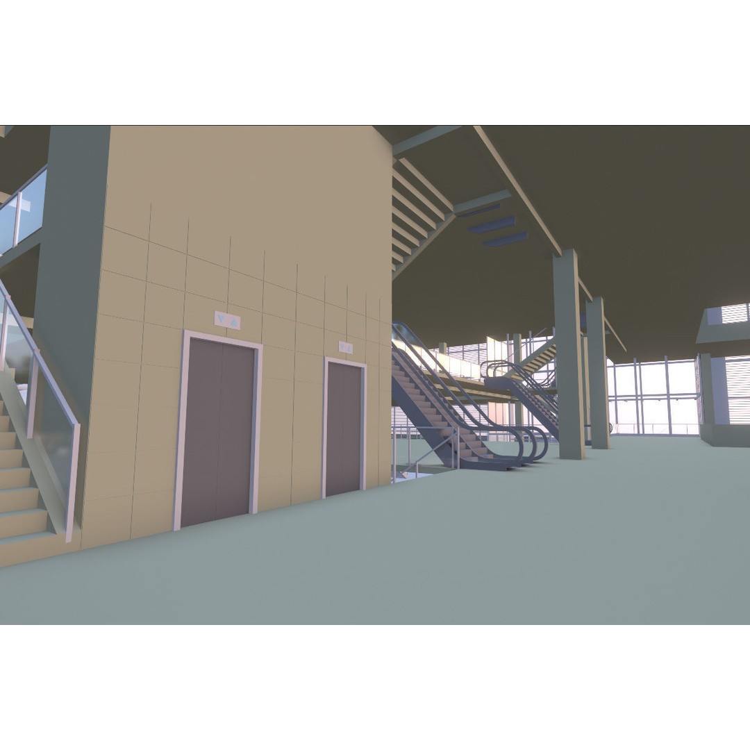 Skyscraper 10 3D Model – High Poly Architectural Asset, Blender, FBX - View 11