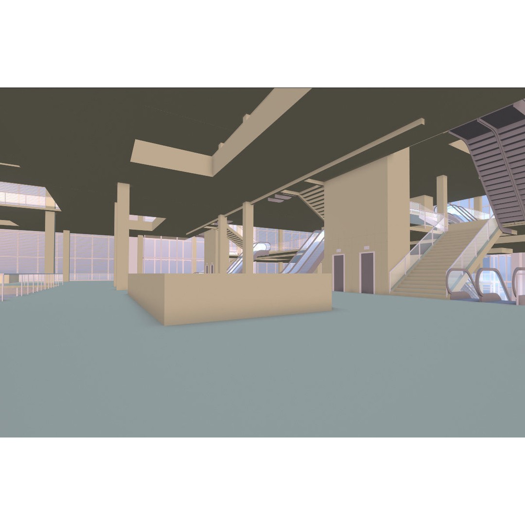 Skyscraper 10 3D Model – High Poly Architectural Asset, Blender, FBX - View 13