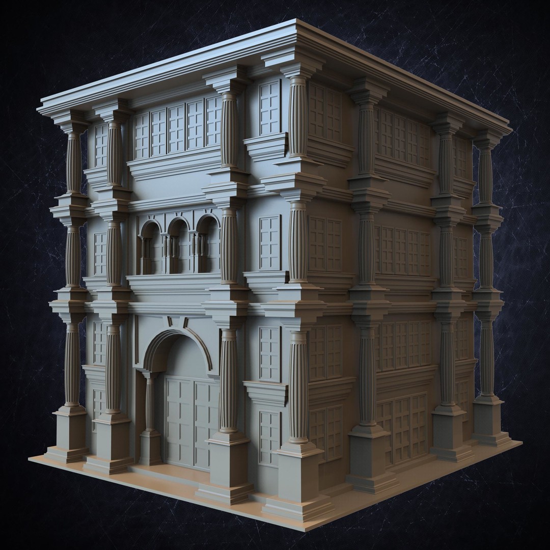 Pack of 30 Buildings 3D Model – Low Poly Cityscape Assets, FBX, OBJ, STL