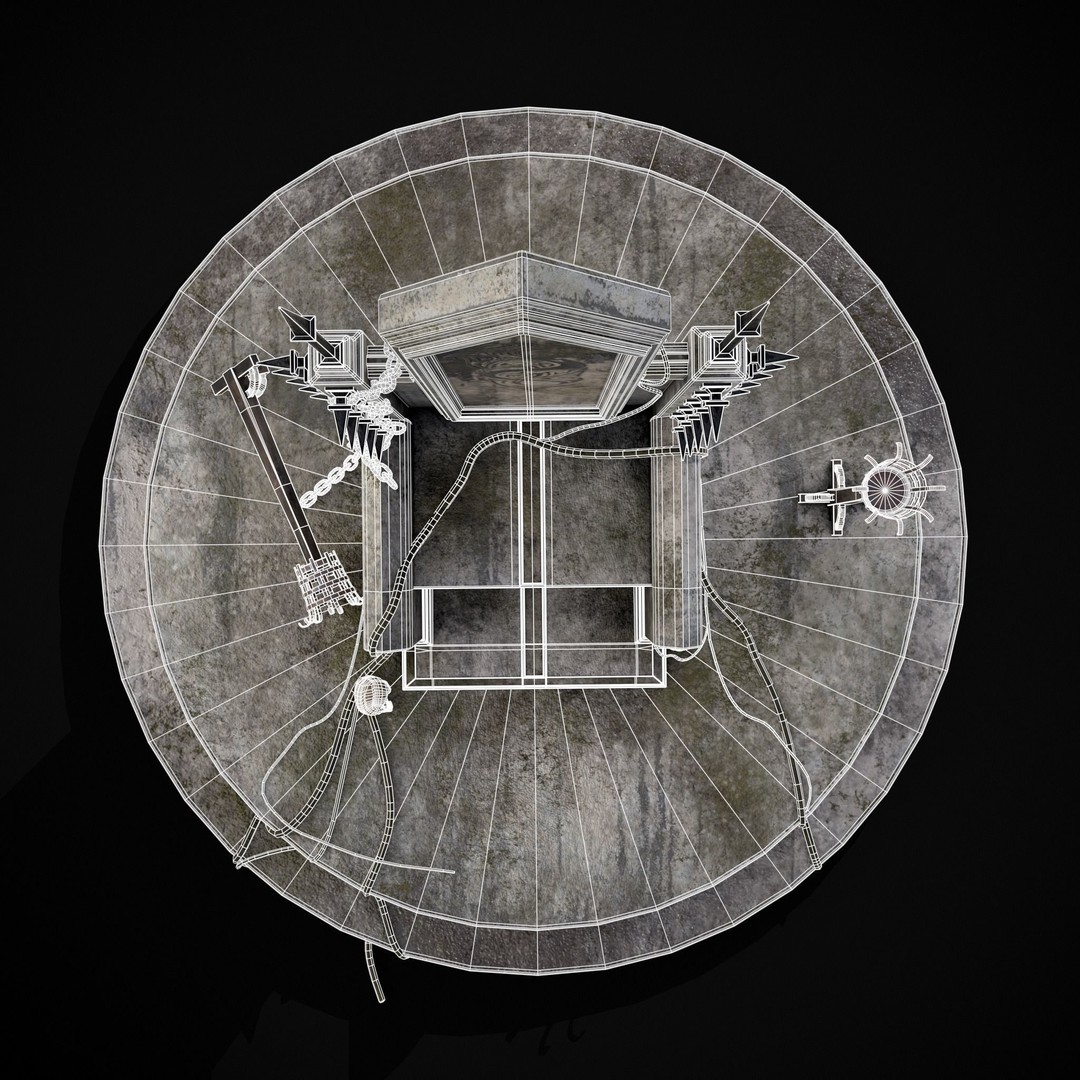 Gothic Crypt Stone Throne 3D Model – Low Poly PBR Game Asset, FBX - View 9