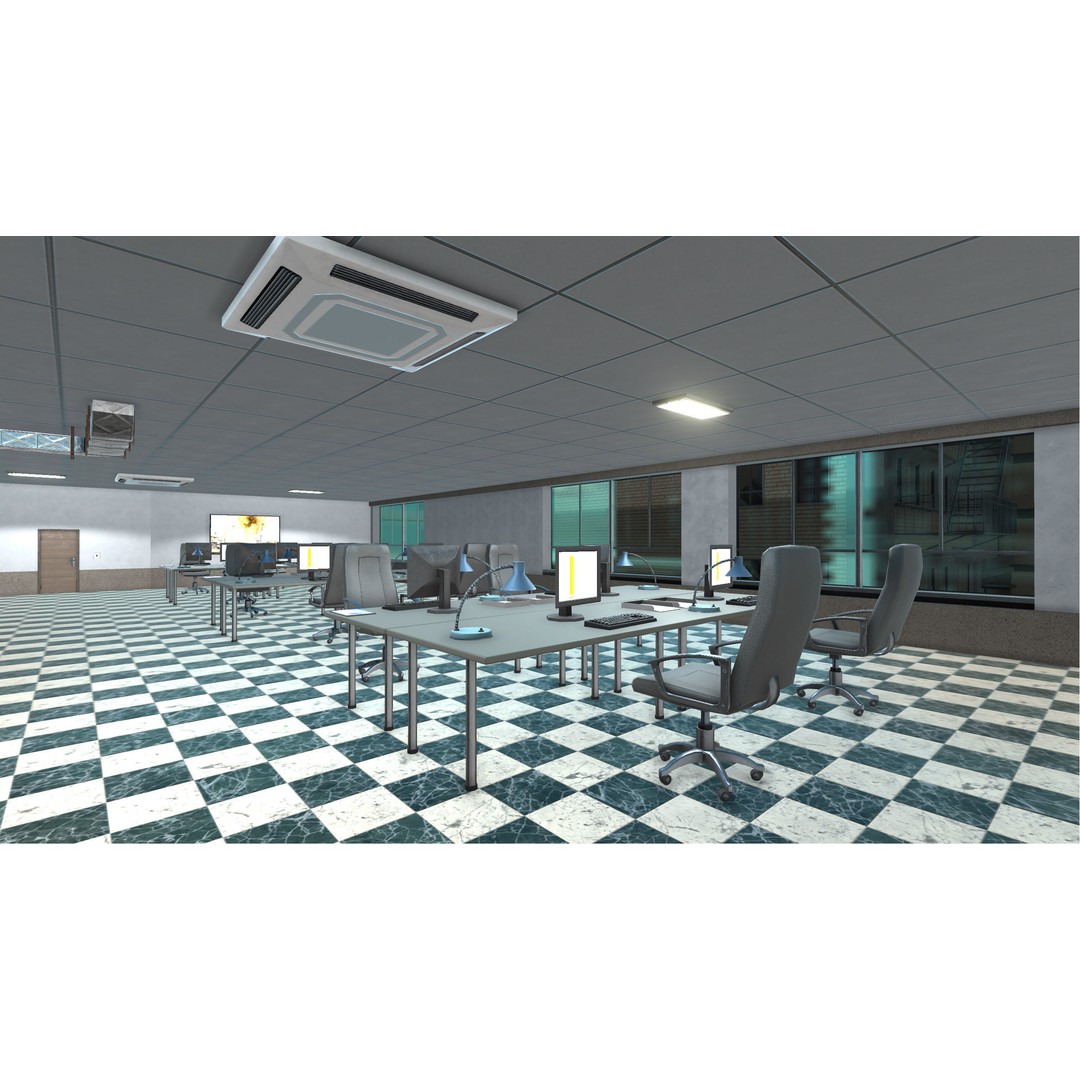 Modular Building Pack 3D Model – Low Poly Architectural Asset, FBX - View 11