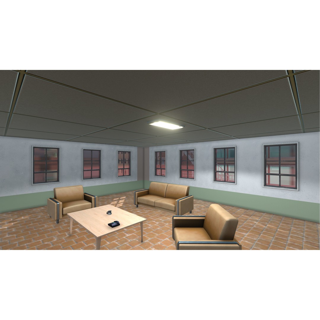 Modular Building Pack 3D Model – Low Poly Architectural Asset, FBX - View 15