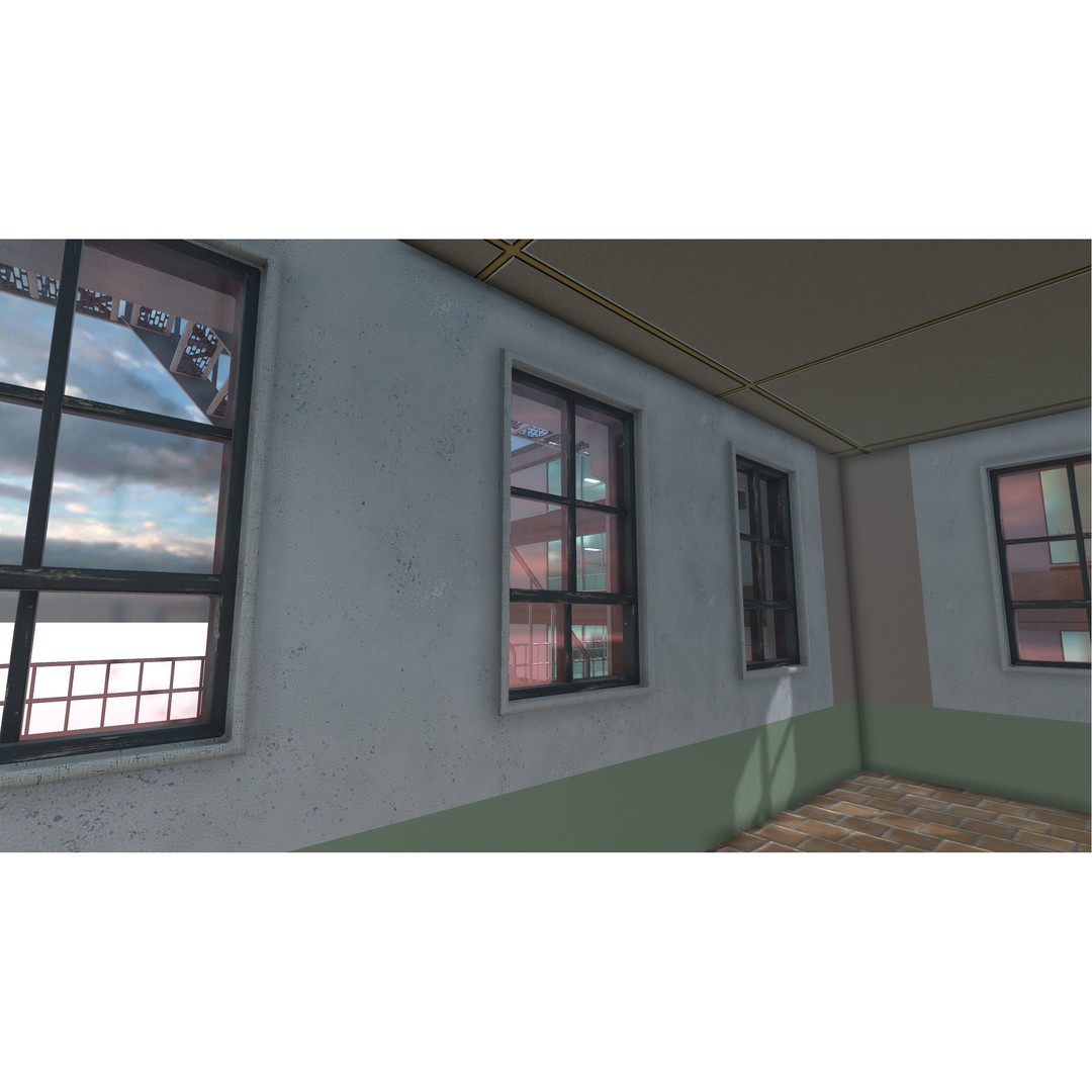 Modular Building Pack 3D Model – Low Poly Architectural Asset, FBX - View 17