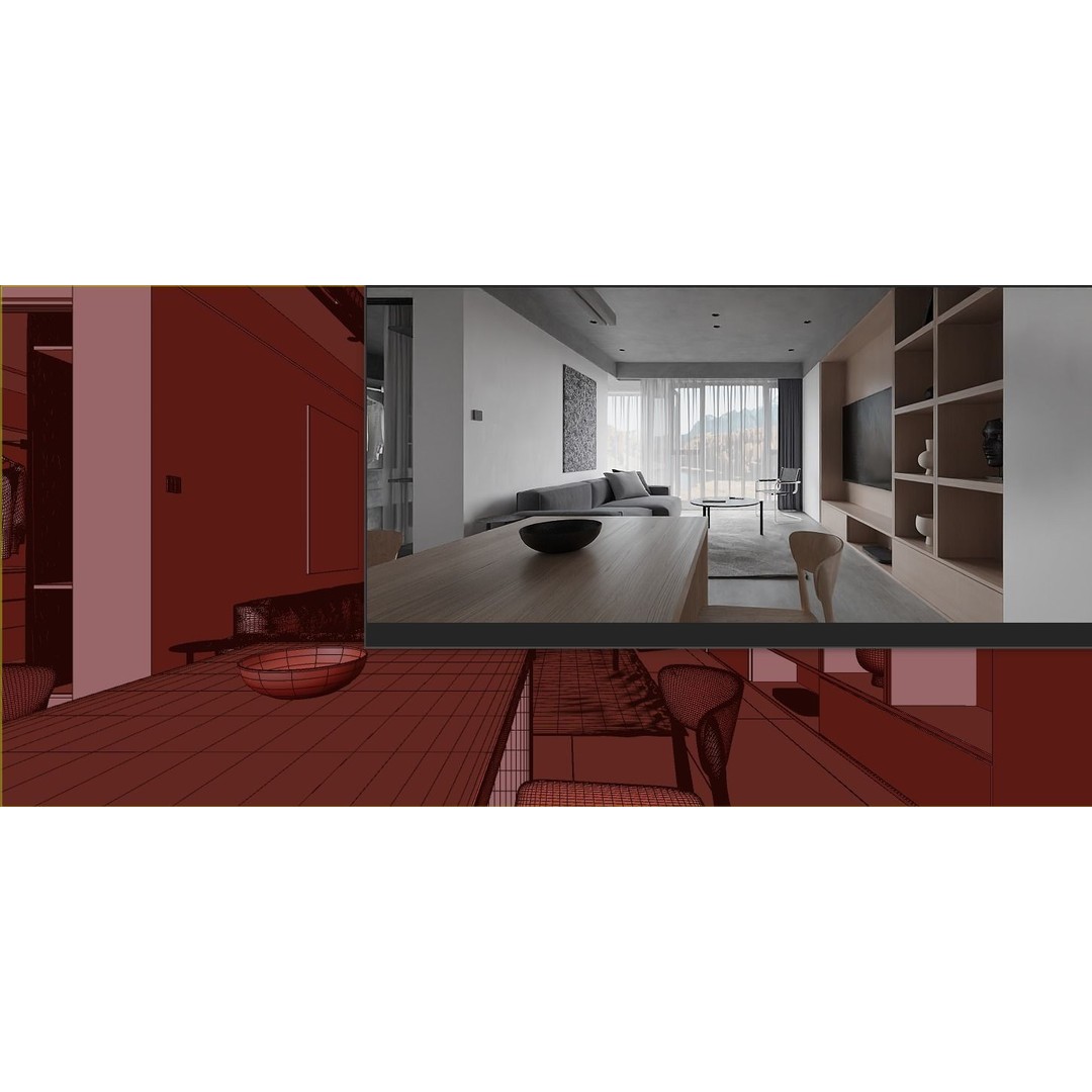 Modern Apartment Interior Design 3D Model – Ready for Archviz, FBX/OBJ - View 14