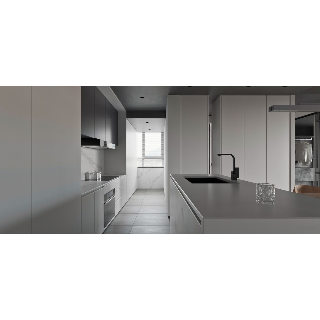 Modern Apartment Interior Design 3D Model – Ready for Archviz, FBX/OBJ - View 3