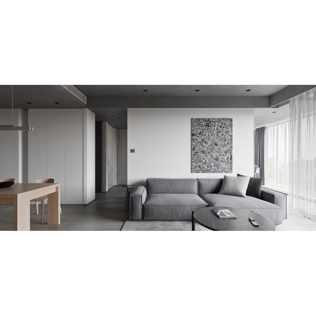 Modern Apartment Interior Design 3D Model – Ready for Archviz, FBX/OBJ - View 4