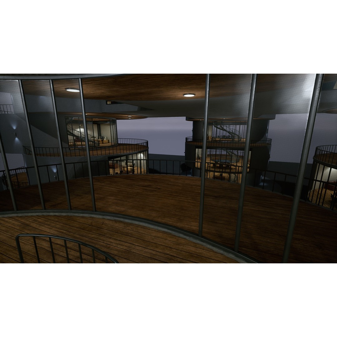 Research Center 3D Model – Low Poly Modular Environment, FBX - View 11