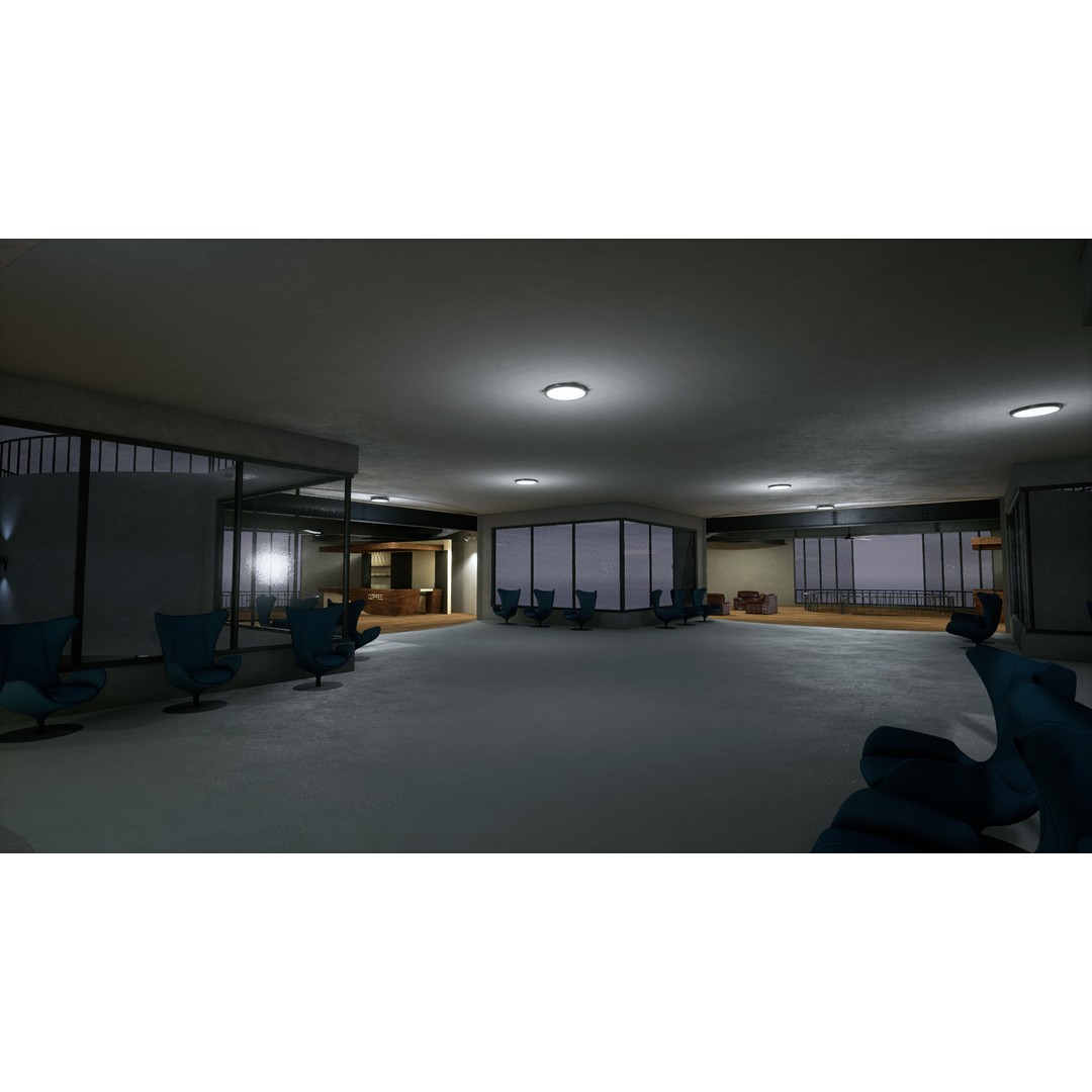 Research Center 3D Model – Low Poly Modular Environment, FBX - View 15