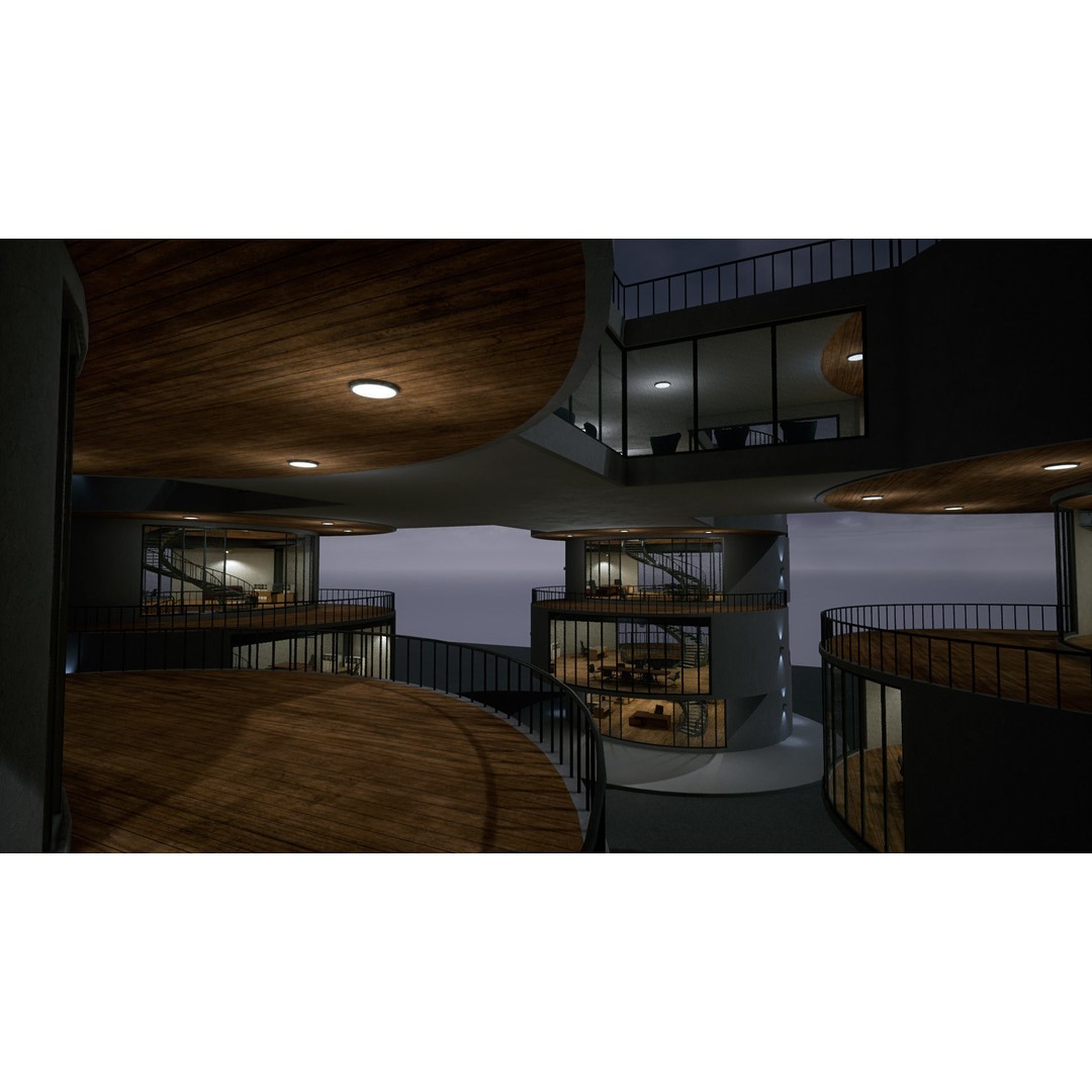 Research Center 3D Model – Low Poly Modular Environment, FBX - View 17