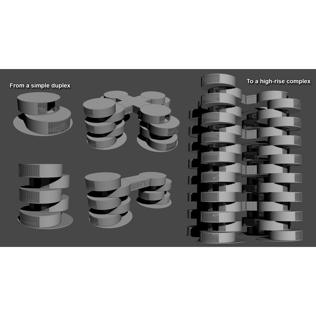 Research Center 3D Model – Low Poly Modular Environment, FBX - View 25