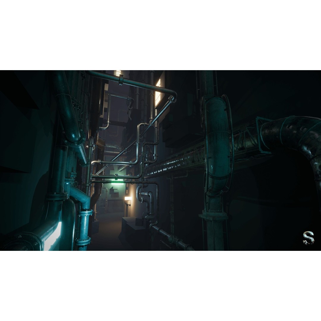 Modular Pipe Pack 3D Model – Low Poly Industrial Asset, FBX, PBR - View 4