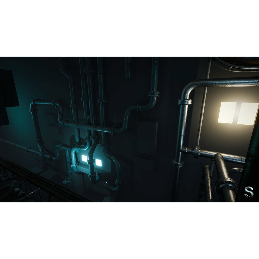 Modular Pipe Pack 3D Model – Low Poly Industrial Asset, FBX, PBR - View 5