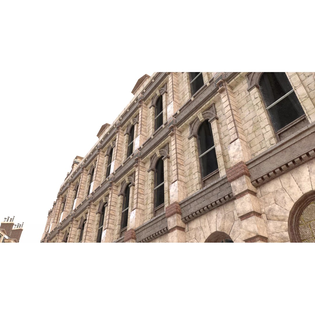 Victorian London 3D Model – Steampunk Architecture Asset Pack, Blender - View 18