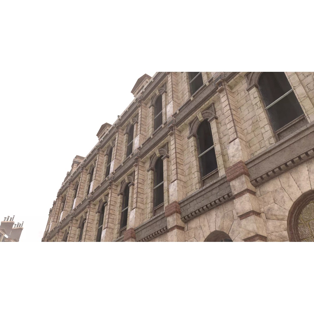 Victorian London 3D Model – Steampunk Architecture Asset Pack, Blender - View 19