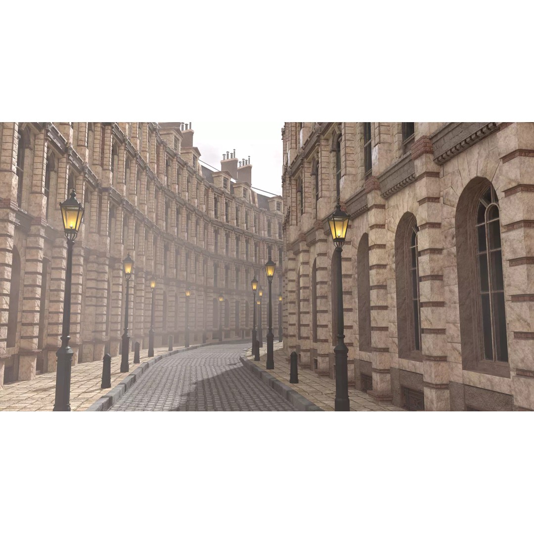 Victorian London 3D Model – Steampunk Architecture Asset Pack, Blender - View 22