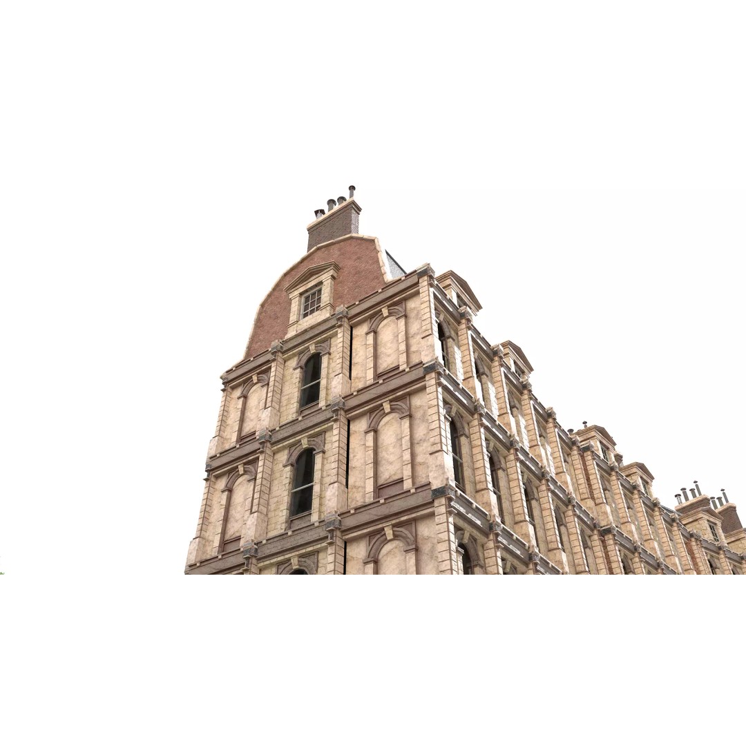 Victorian London 3D Model – Steampunk Architecture Asset Pack, Blender - View 24