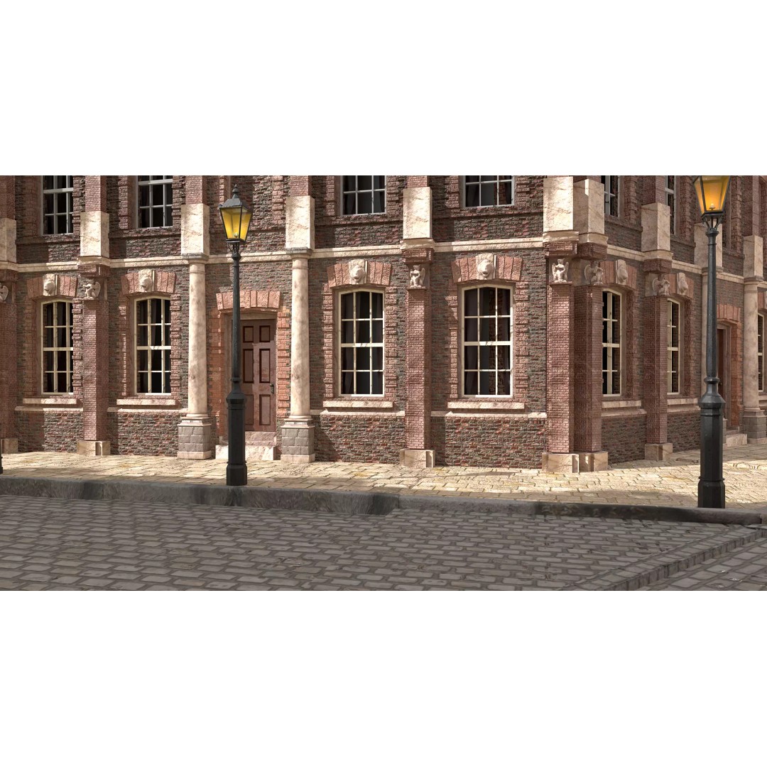 Victorian London 3D Model – Steampunk Architecture Asset Pack, Blender - View 27