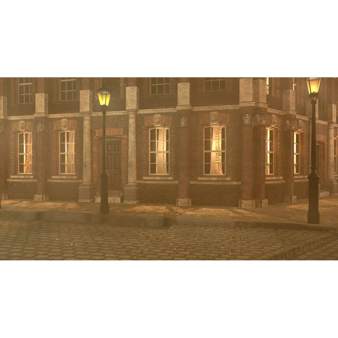 Victorian London 3D Model – Steampunk Architecture Asset Pack, Blender - View 29