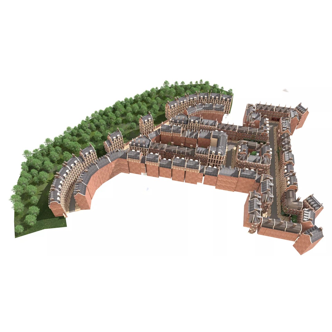 Victorian London 3D Model – Steampunk Architecture Asset Pack, Blender - View 7