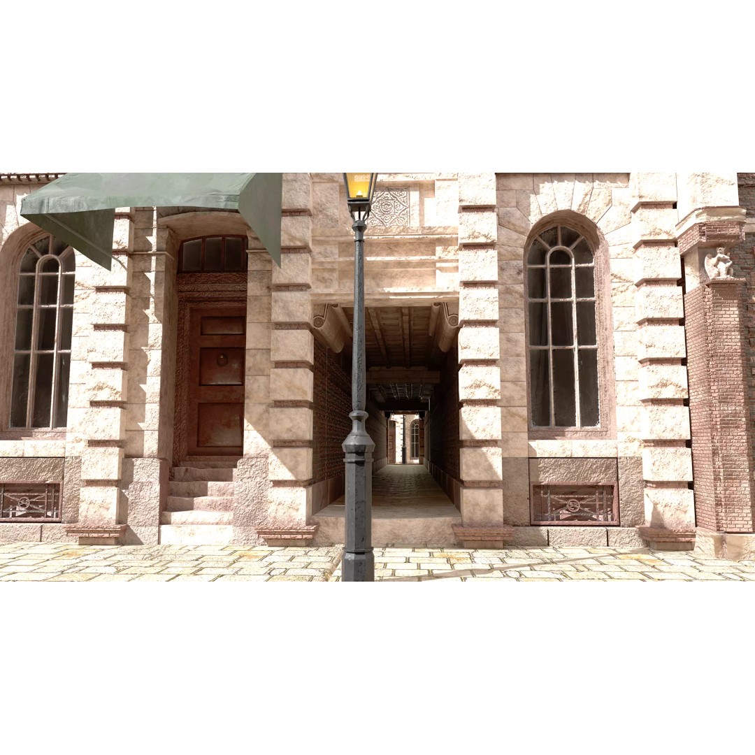 Victorian London 3D Model – Steampunk Architecture Asset Pack, Blender - View 84