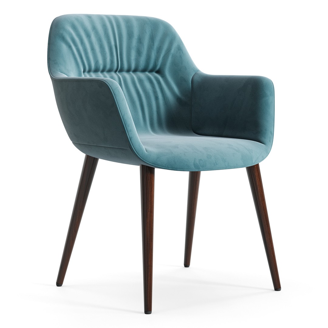 Cocoon Chair 3D Model – High Poly PBR Furniture for Archviz - View 5