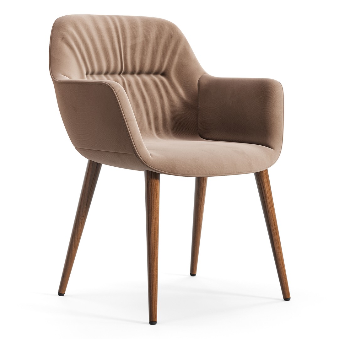 Cocoon Chair 3D Model – High Poly PBR Furniture for Archviz - View 7