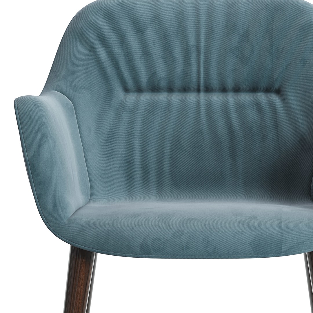 Cocoon Chair 3D Model – High Poly PBR Furniture for Archviz - View 8