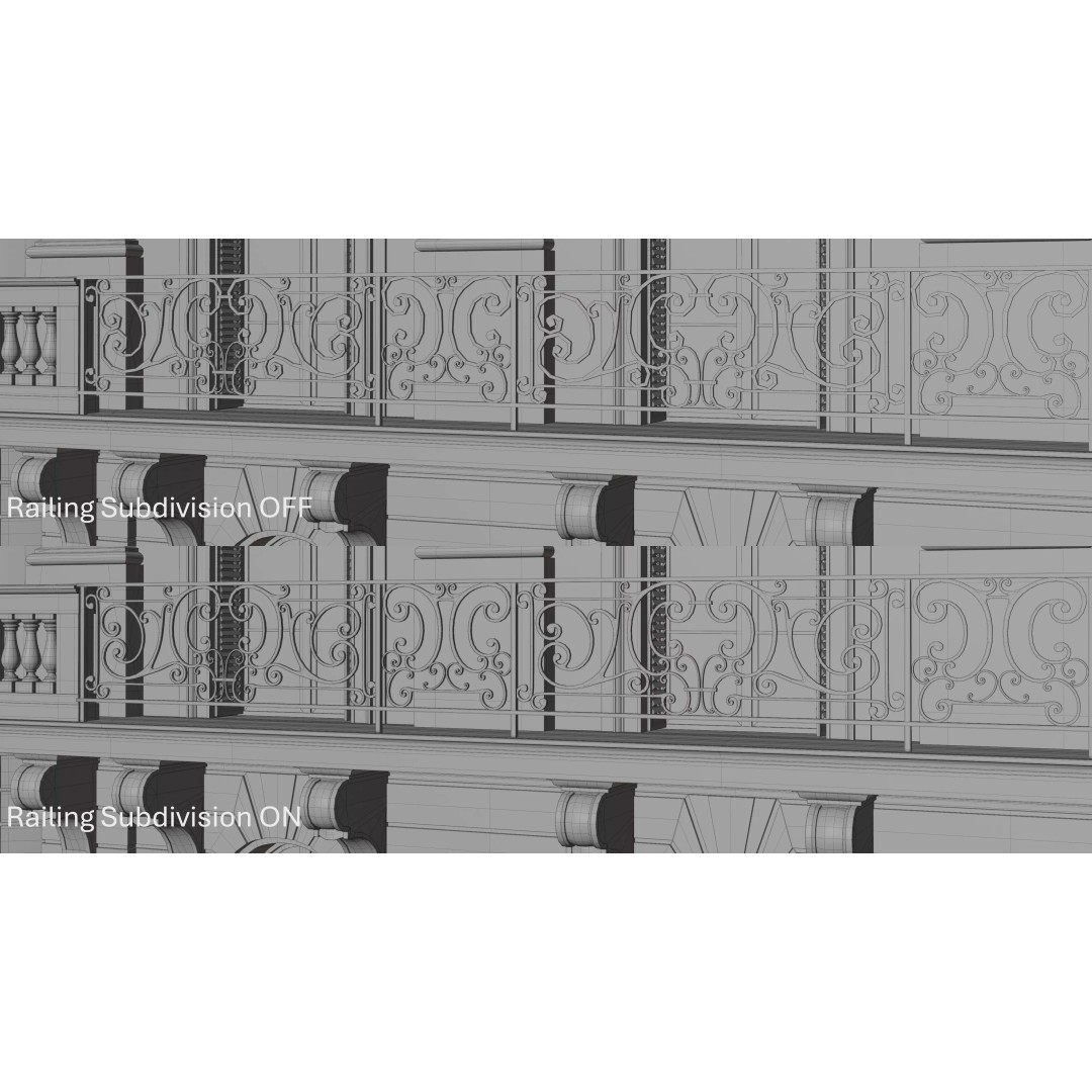 Classical City Building 3D Model – PBR Textured for Archviz, Blender, FBX