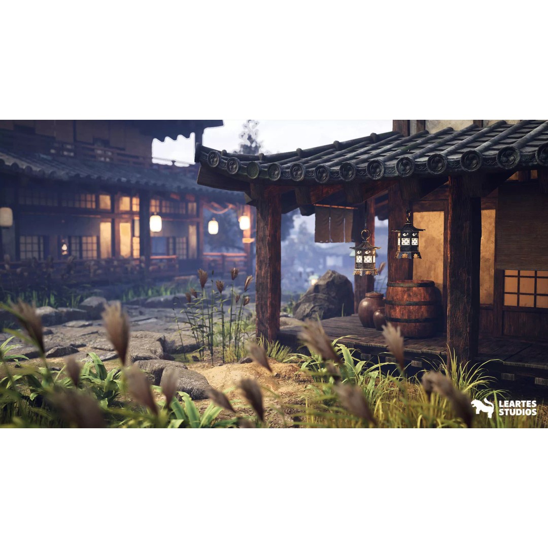 Feudal Japanese Castle 3D Model – Low Poly Environment, Game Ready - View 2