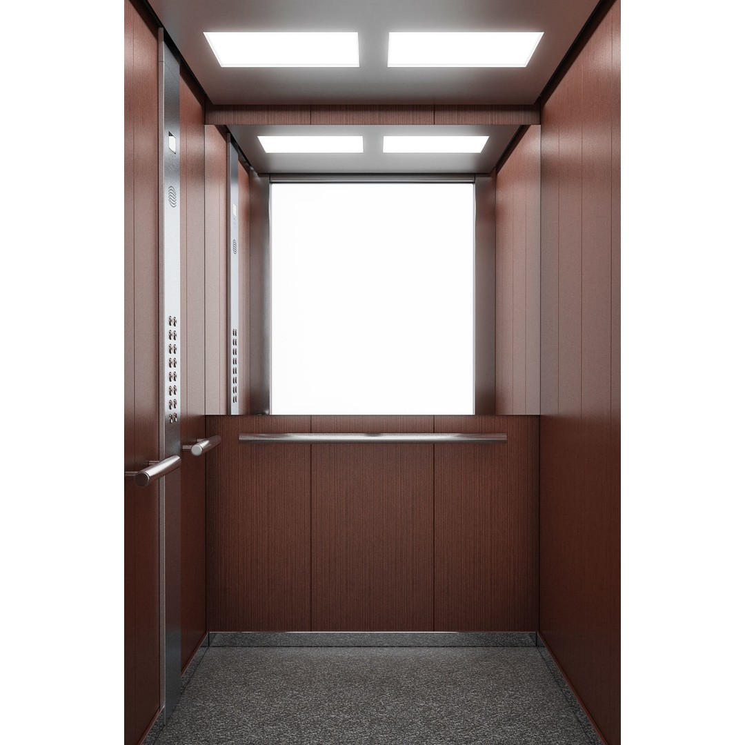 OTIS 2000 R Elevator 3D Model – Realistic Animation, PBR, Blender, FBX - View 21