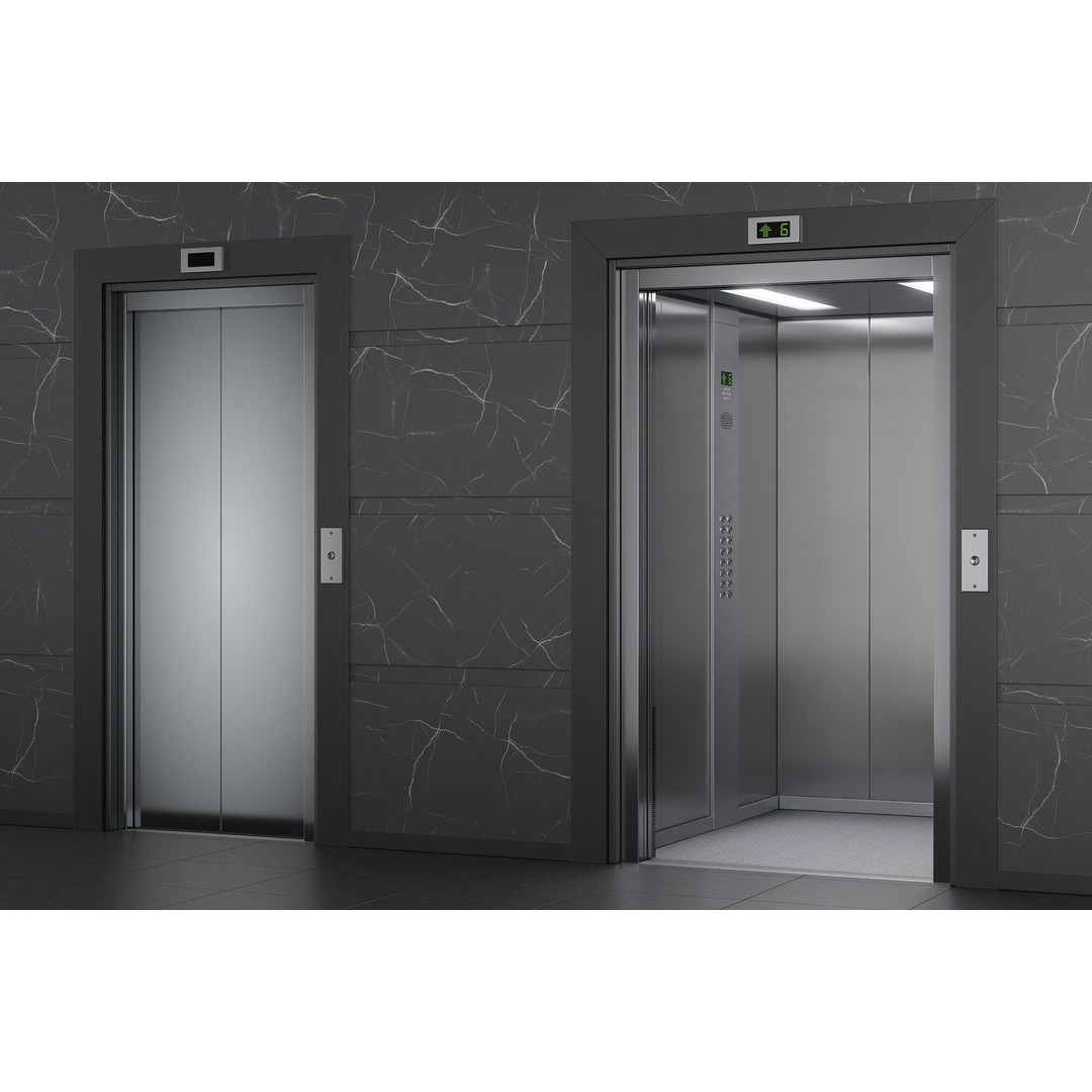 OTIS 2000 R Elevator 3D Model – Realistic Animation, PBR, Blender, FBX - View 9