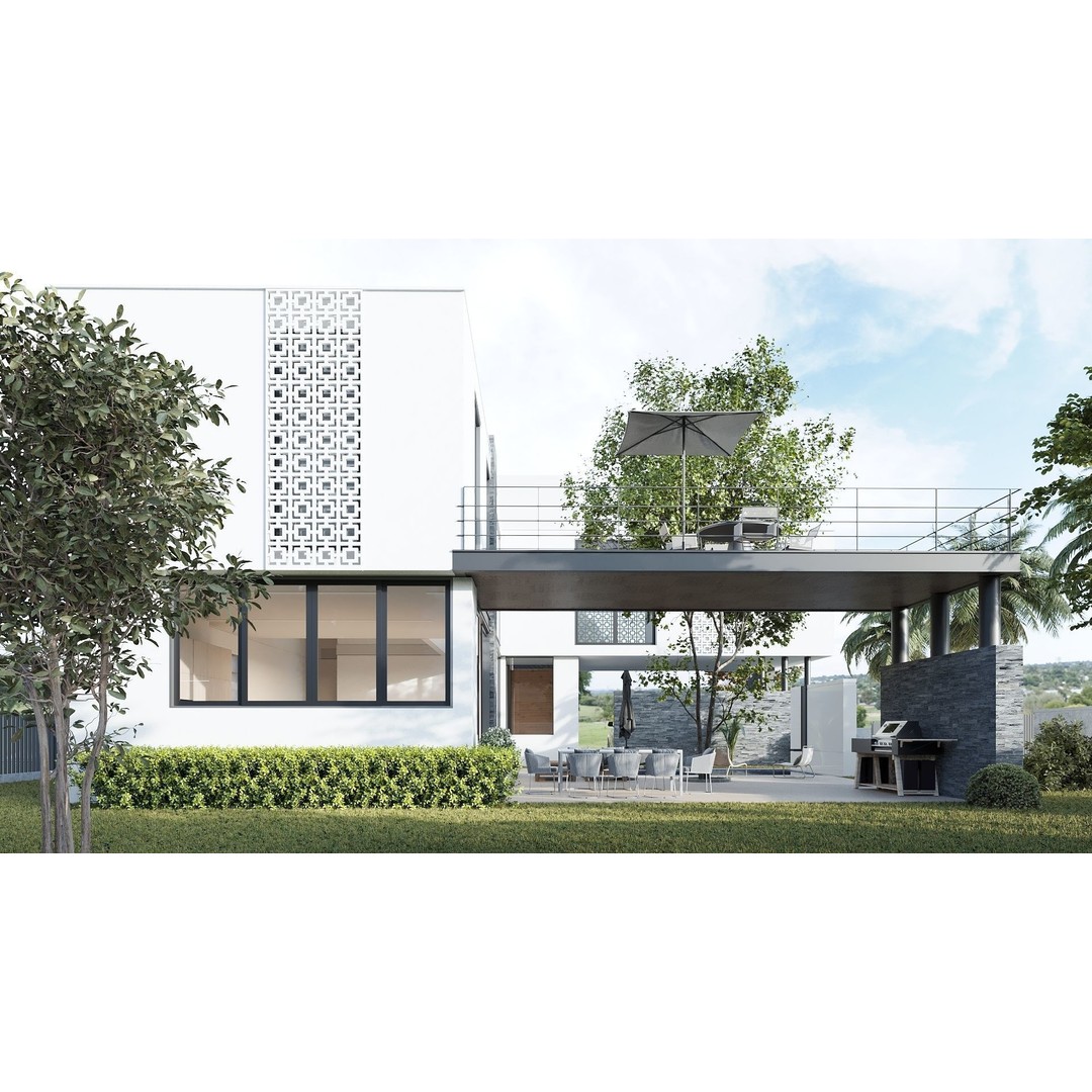 Bianca 3D Model – Modern Villa Scene for Archviz, FBX, OBJ - View 12