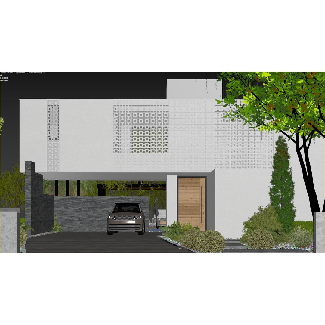 Bianca 3D Model – Modern Villa Scene for Archviz, FBX, OBJ - View 19