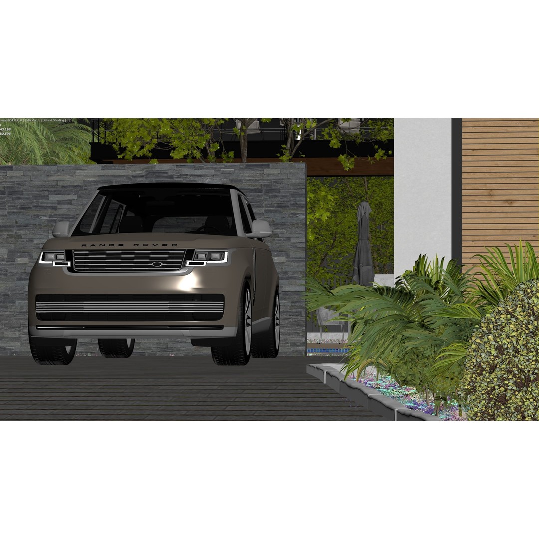 Bianca 3D Model – Modern Villa Scene for Archviz, FBX, OBJ - View 21