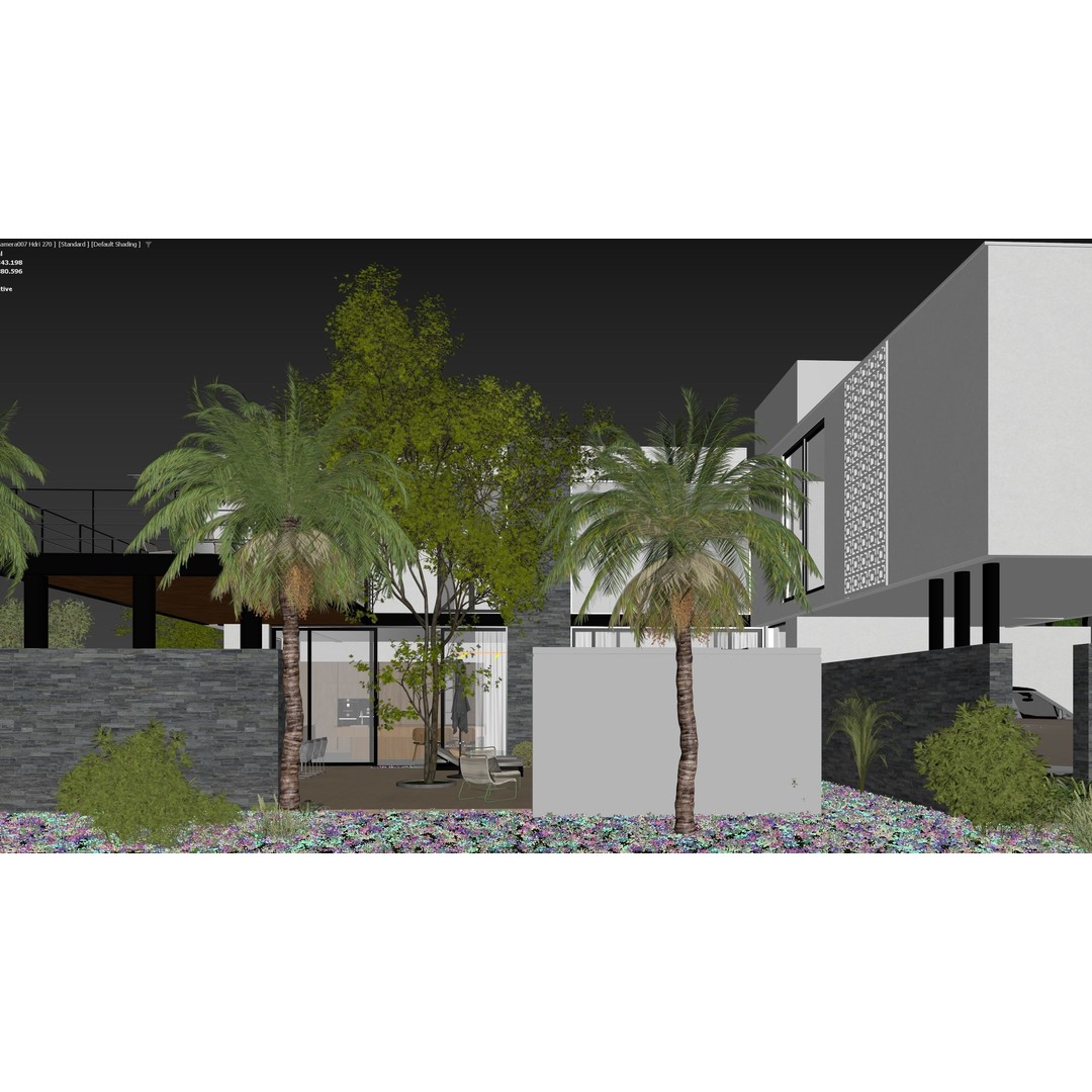 Bianca 3D Model – Modern Villa Scene for Archviz, FBX, OBJ - View 24