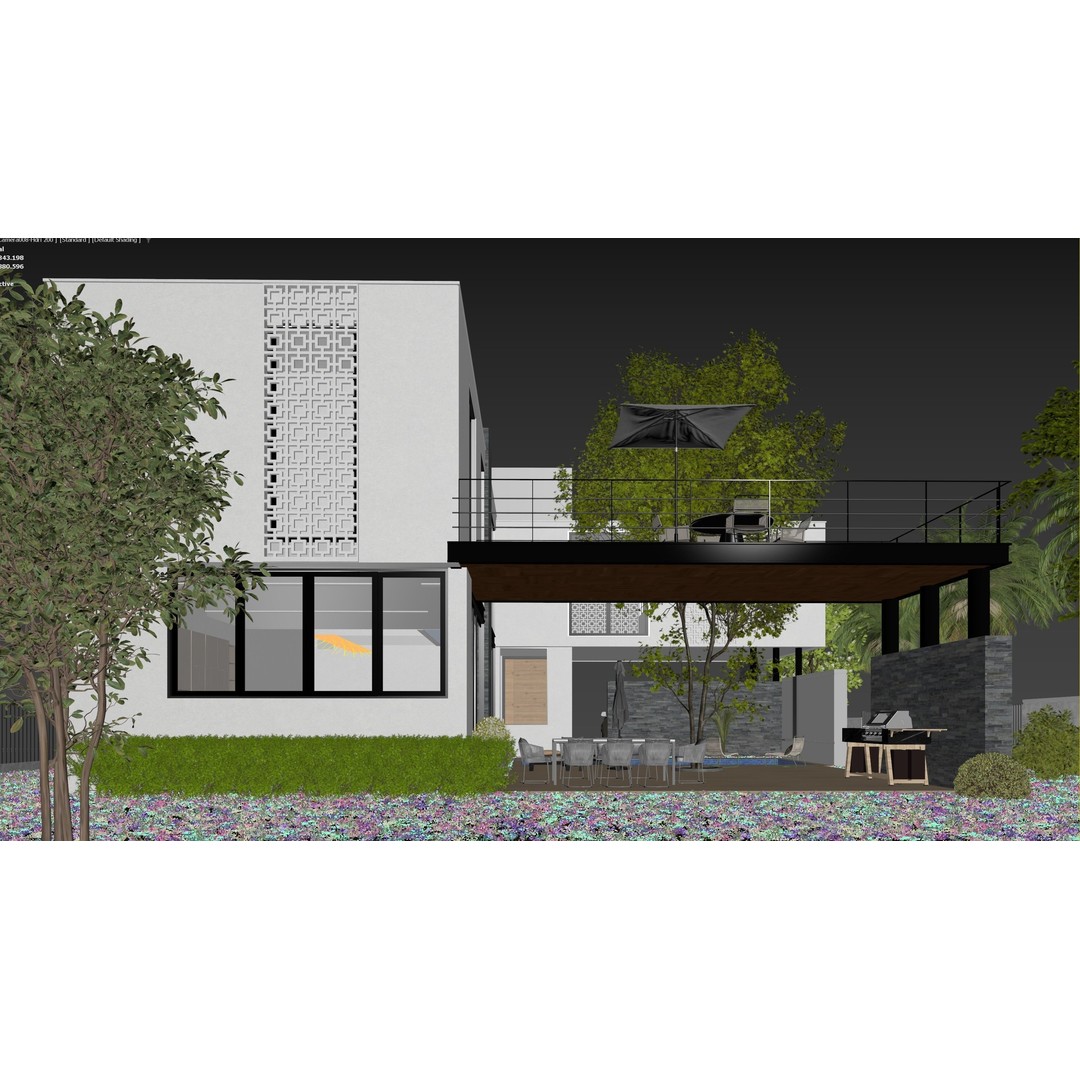 Bianca 3D Model – Modern Villa Scene for Archviz, FBX, OBJ - View 25