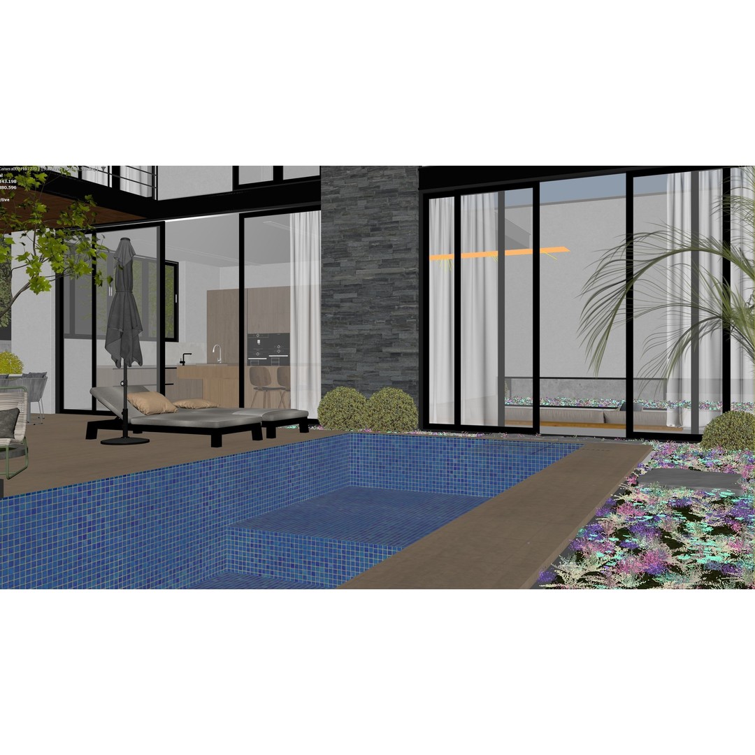 Bianca 3D Model – Modern Villa Scene for Archviz, FBX, OBJ - View 26