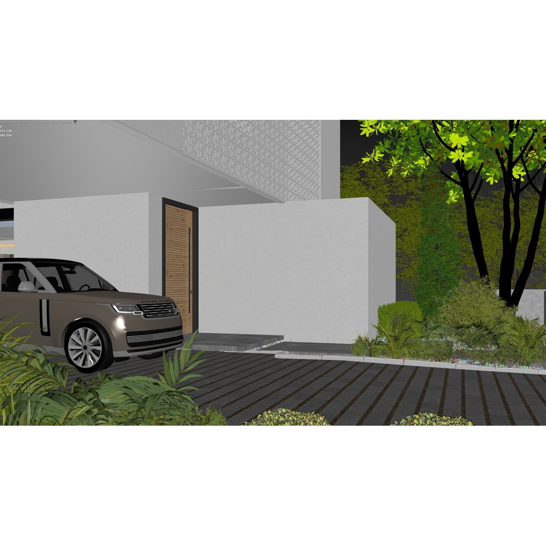 Bianca 3D Model – Modern Villa Scene for Archviz, FBX, OBJ - View 28