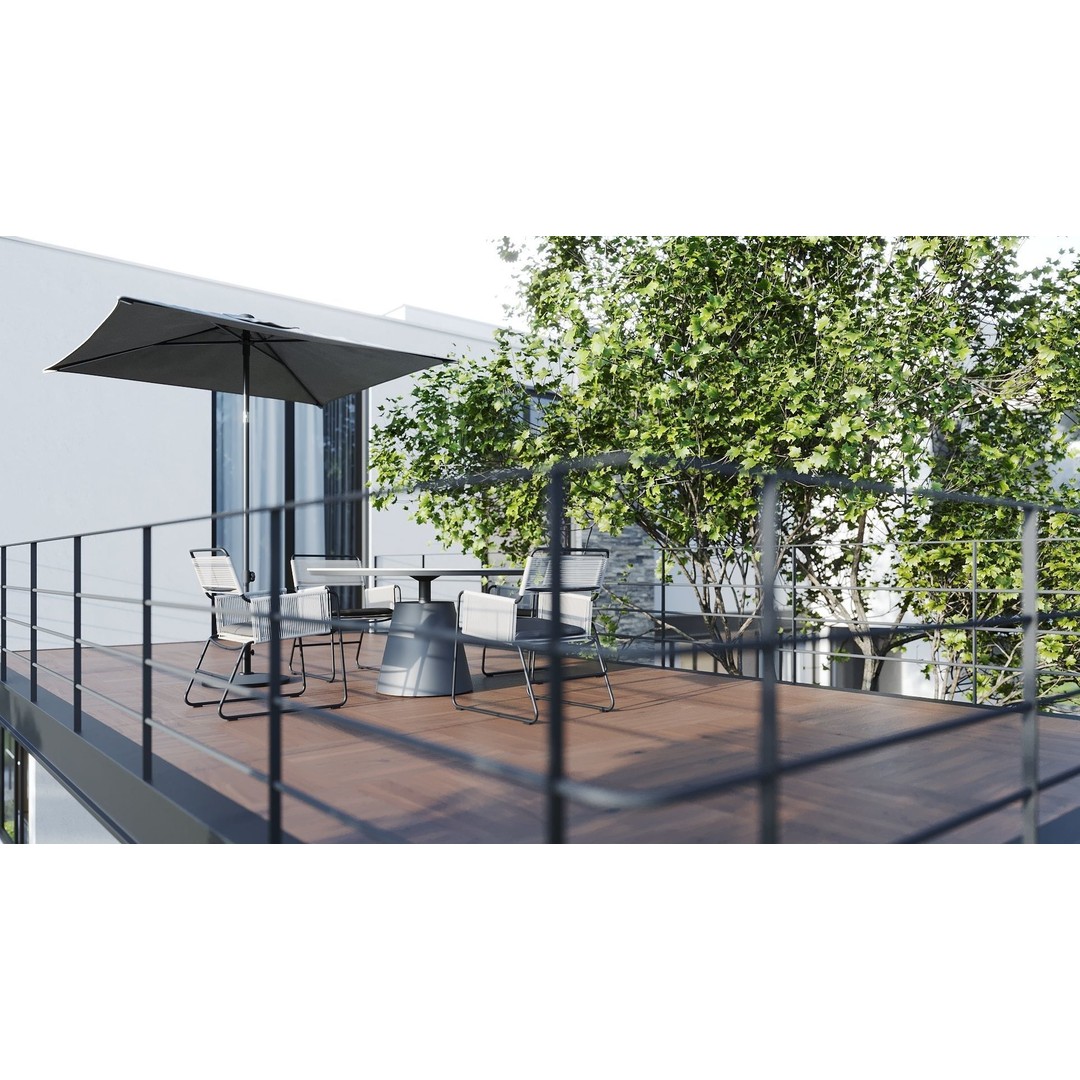 Bianca 3D Model – Modern Villa Scene for Archviz, FBX, OBJ - View 8