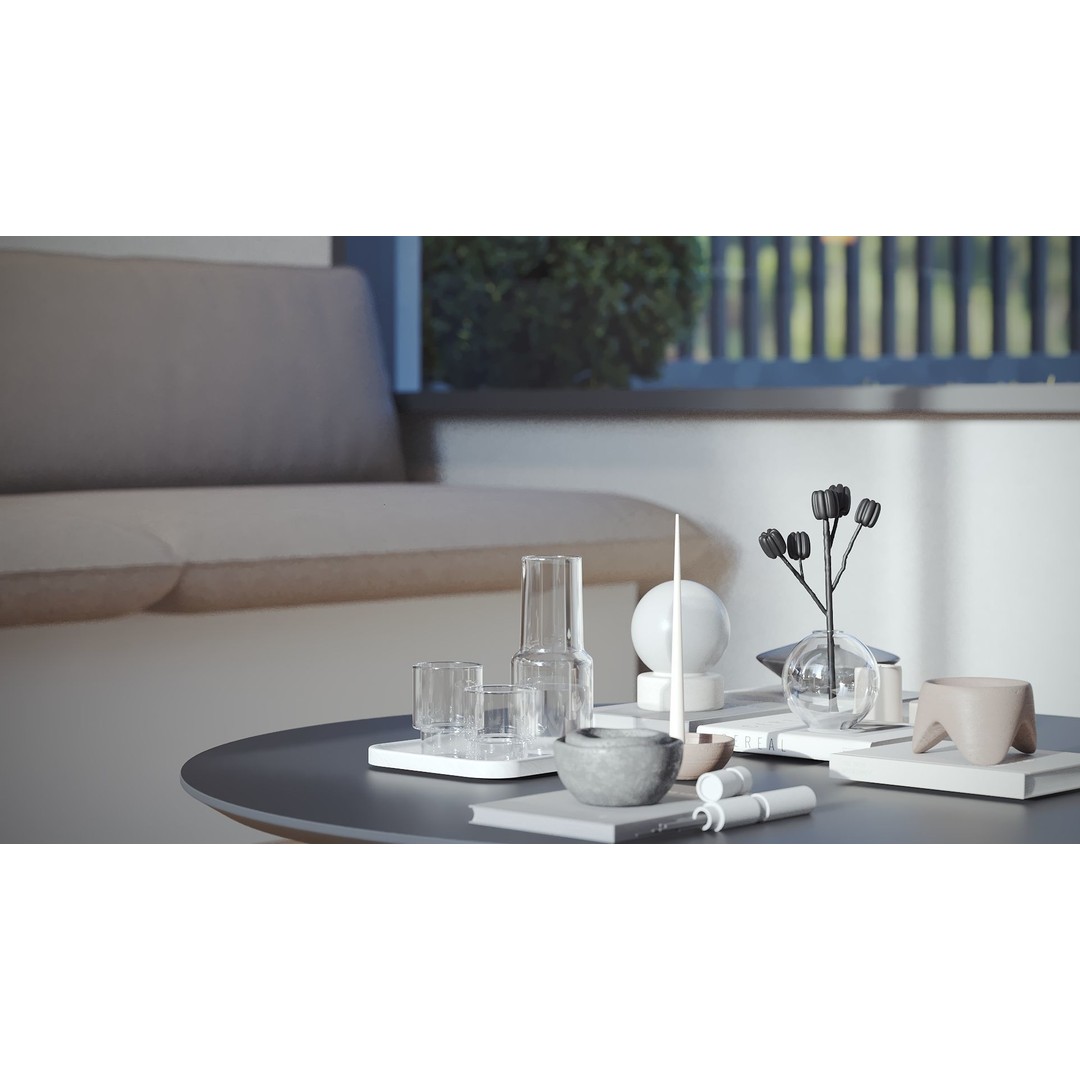 Bianca 3D Model – Modern Villa Scene for Archviz, FBX, OBJ - View 9