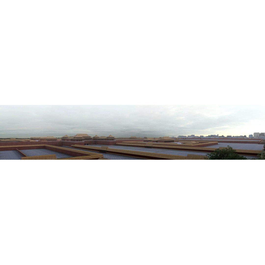 Tiananmen Square 3D Model – Detailed Architectural Asset, FBX, OBJ - View 9