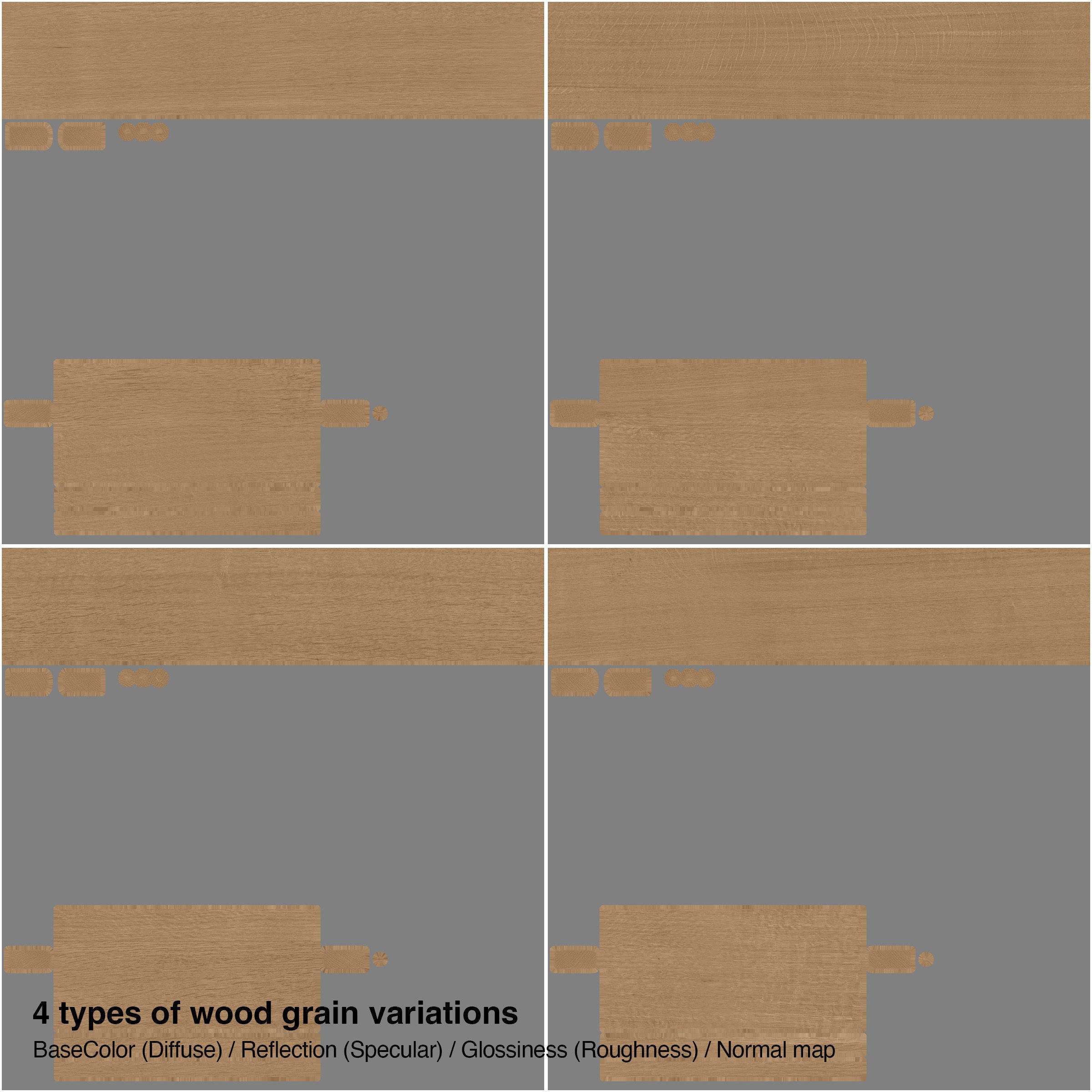 Wooden Clothes Hangers Collection - Low-Poly 3D Model