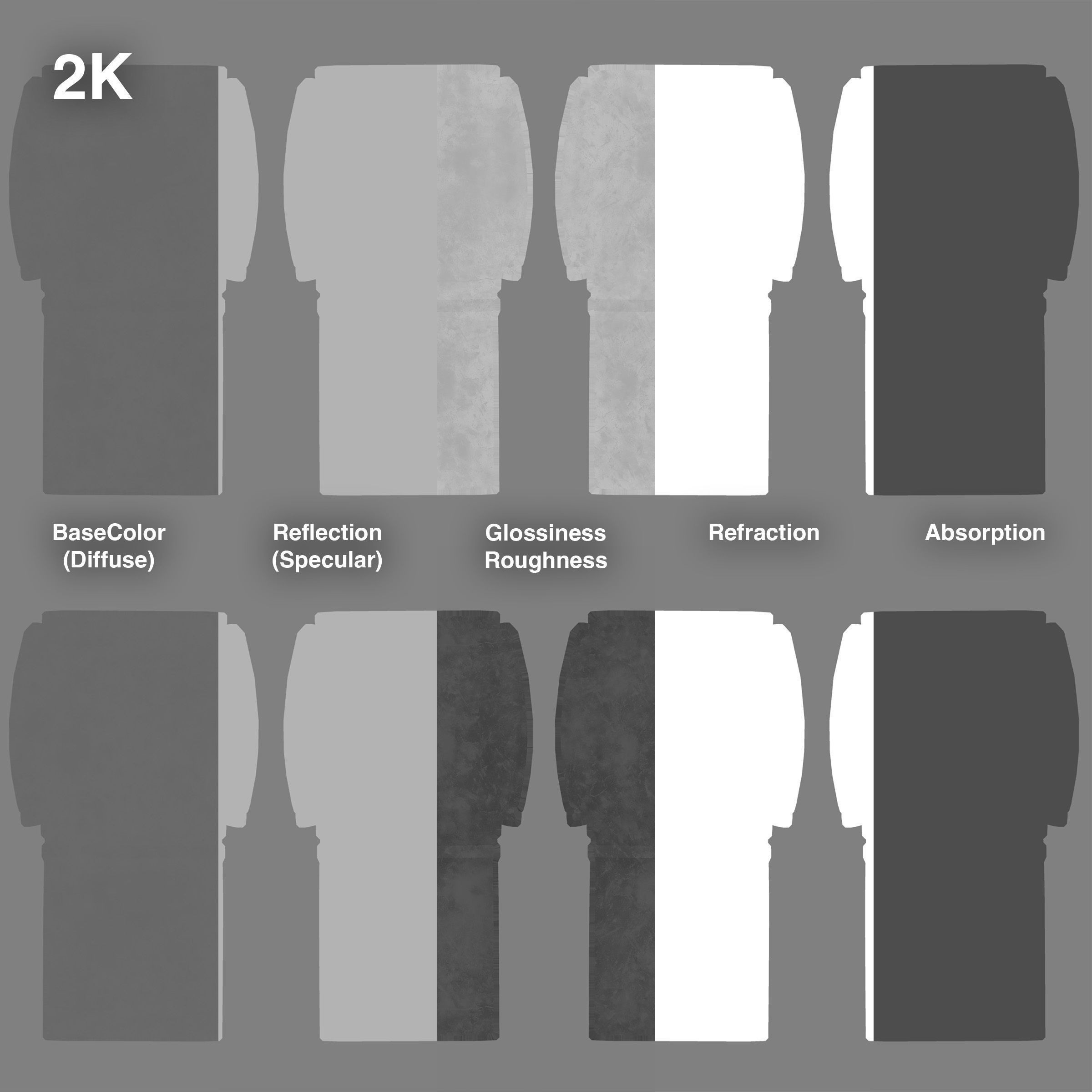 Wooden Clothes Hangers Collection - Low-Poly 3D Model - View 70