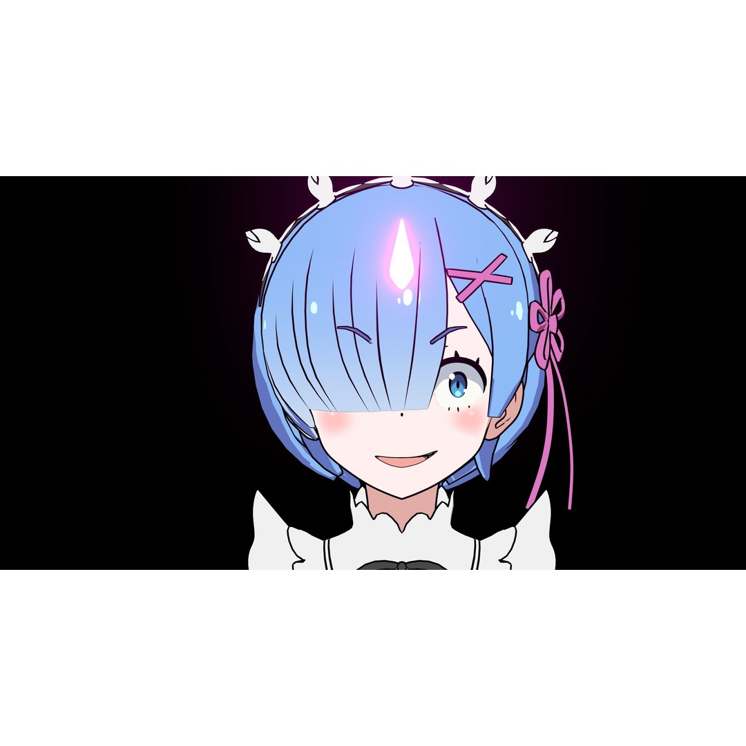 Ram & Rem 3D Model – Low Poly Anime Characters for Blender
