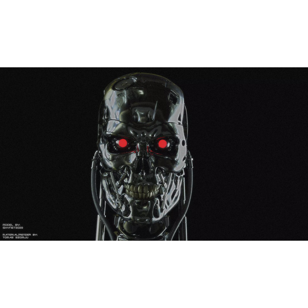 Terminator T800 Endoskeleton 3D Model – High Poly Rigged Character, FBX - View 11