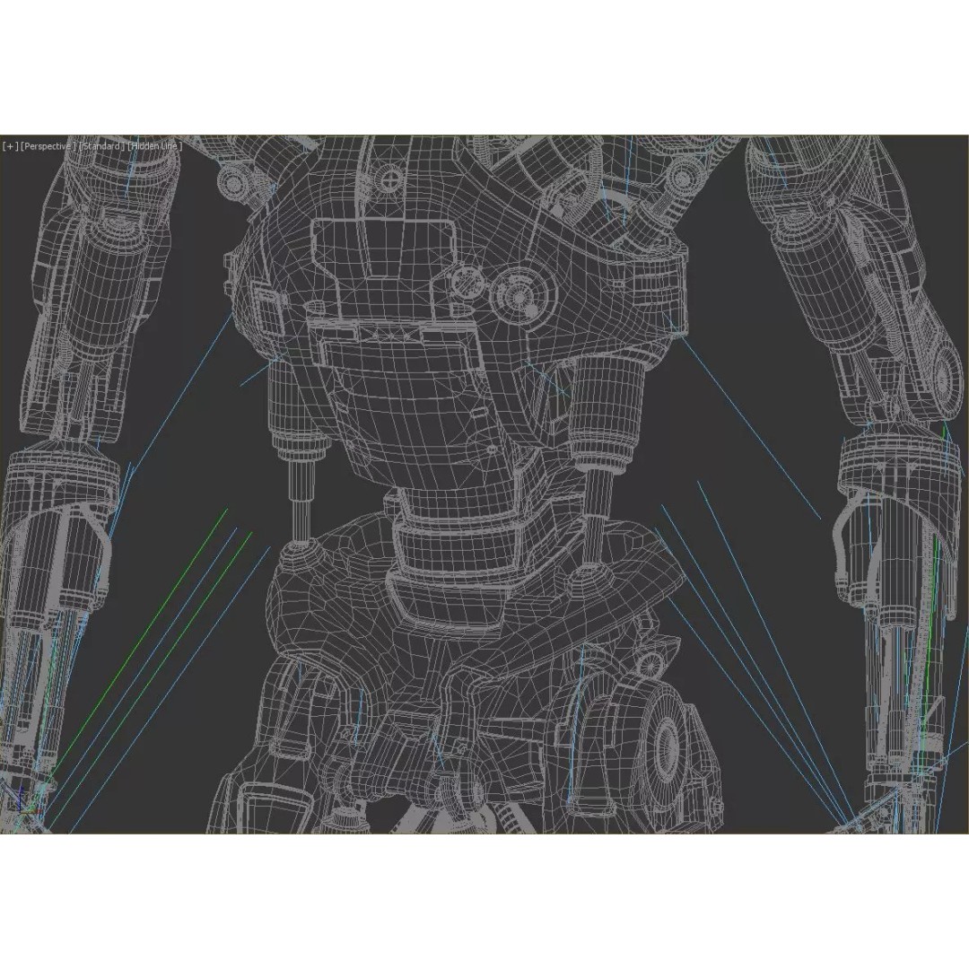 Terminator T800 Endoskeleton 3D Model – High Poly Rigged Character, FBX - View 15