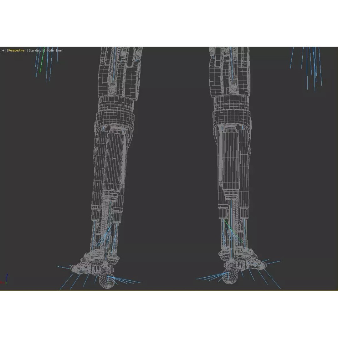 Terminator T800 Endoskeleton 3D Model – High Poly Rigged Character, FBX - View 16