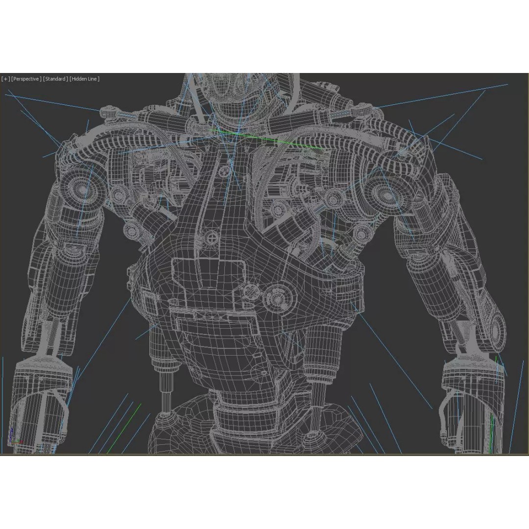 Terminator T800 Endoskeleton 3D Model – High Poly Rigged Character, FBX - View 21